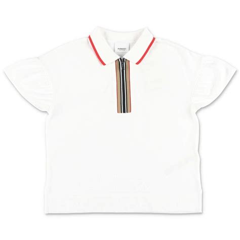 burberry polo bianca|polo burberry original.